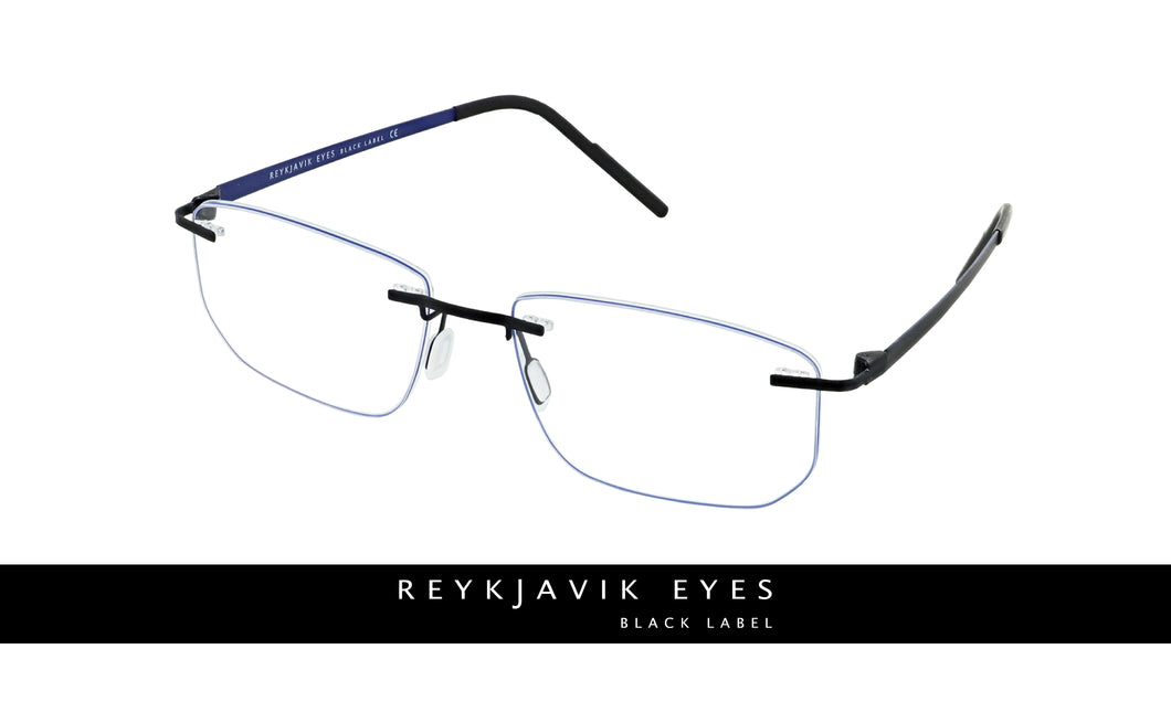 Reykjavik Andres men's black navy glass frames