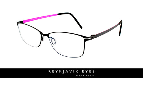 Reykjavik Beyla womens black glass frames