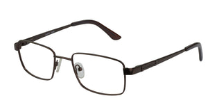 Eyecraft Button men's brown glass frames