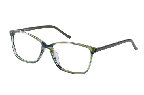Eyecraft Cali womens green glass frames