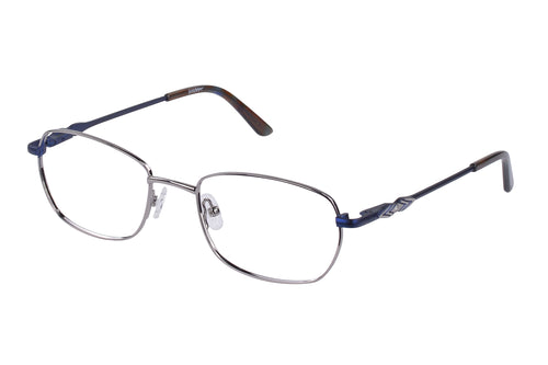 Eyecraft Carrie womens blue glass frames