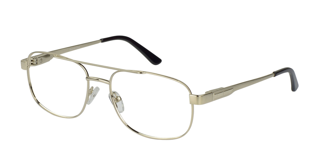 Eyecraft Cobar men's gold glass frames