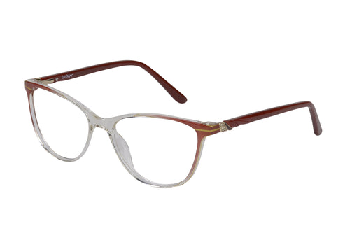 Eyecraft Fran womens brown glass frames