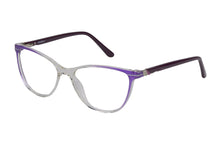 Eyecraft Fran womens purple glass frames
