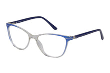 Eyecraft Fran womens blue glass frames

