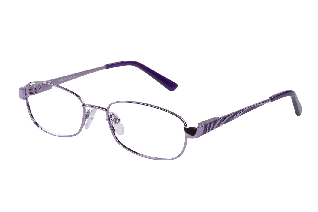 Eyecraft Freja womens purple glass frames
