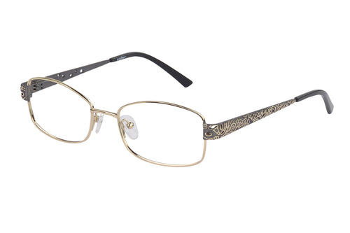 Eyecraft Gosford womens gold silver glass frames