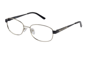 Eyecraft Gymple womens silver black glass frames