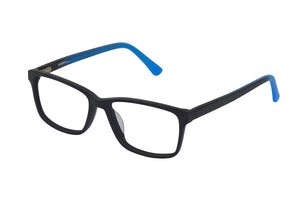 Eyecraft Hi-Five kids black blue glass frames