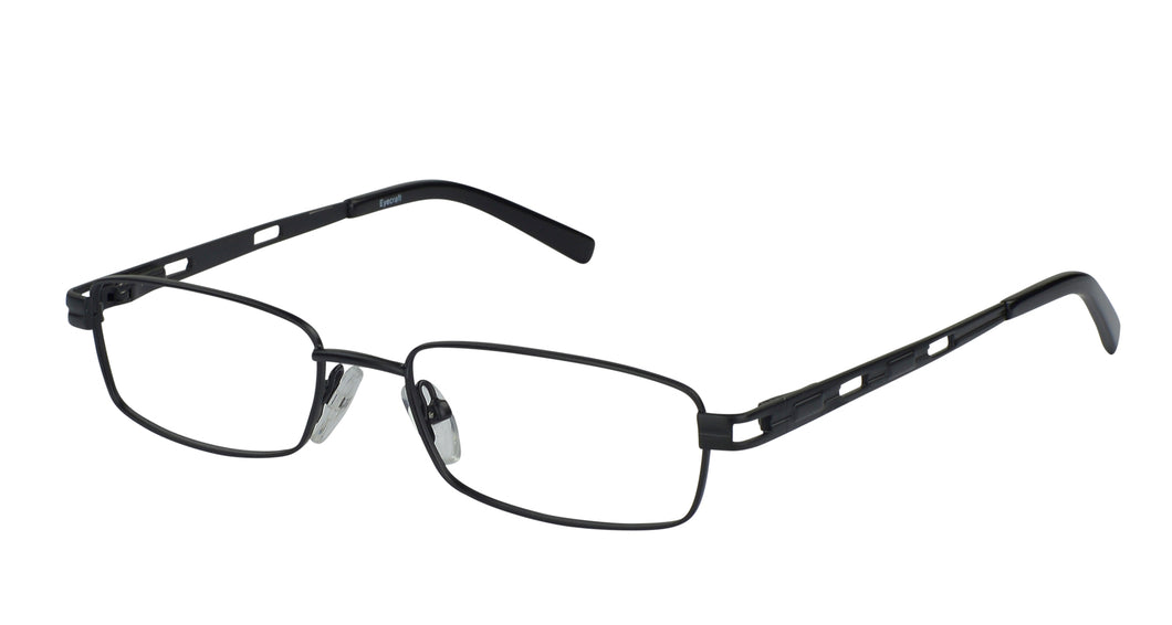 Eyecraft Kaos unisex black glass frames