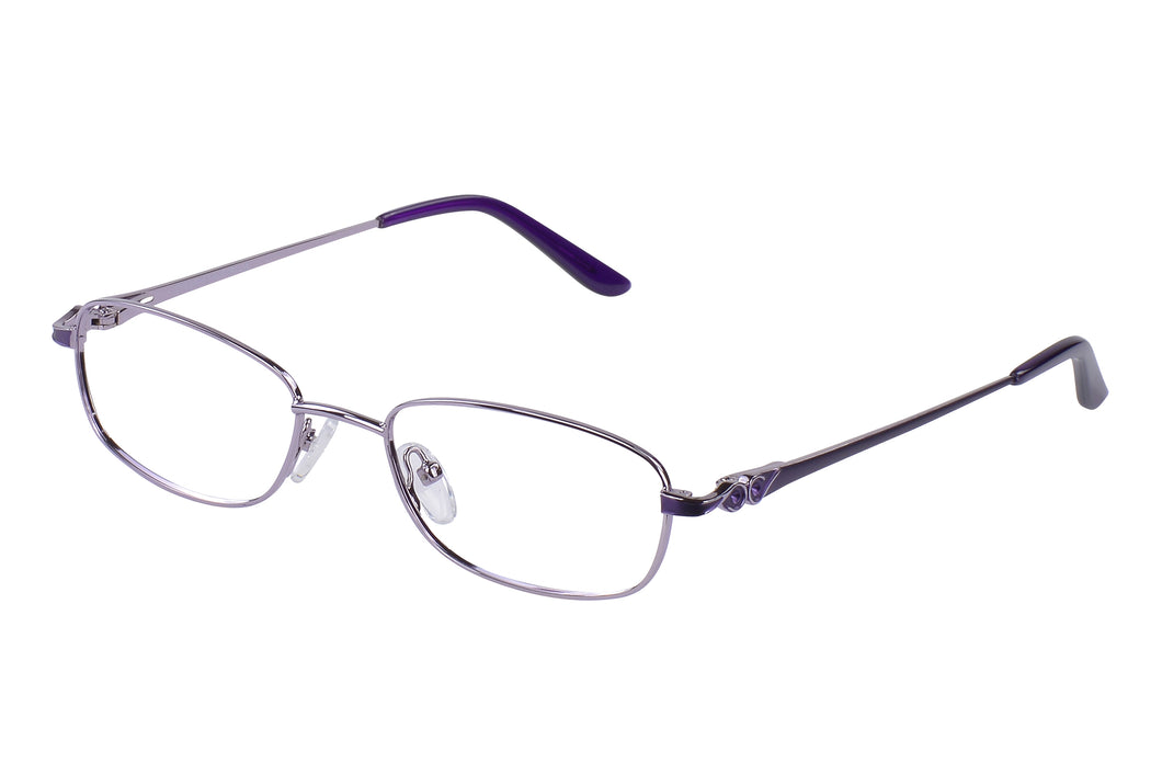 Eyecraft Lynet womens purple glass frames