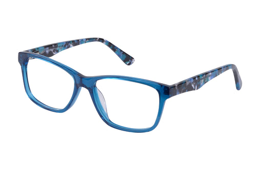 Eyecraft Macy womens blue glass frames