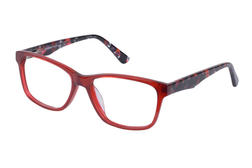 Eyecraft Macy womens red glass frames