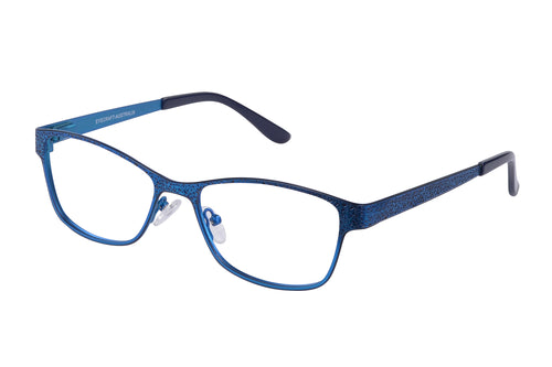 Eyecraft Maggie womens blue glass frames