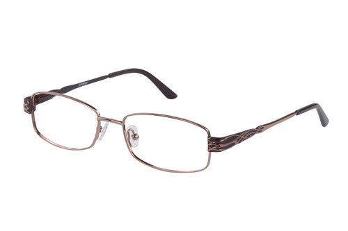 Eyecraft Miya womens brown glass frames