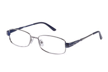 Eyecraft Miya womens blue silver glass frames

