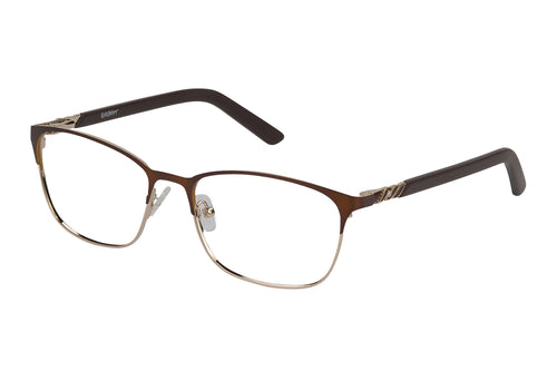 Eyecraft Morna womens brown glass frames