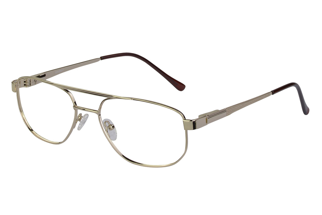 Eyecraft Rusty men's gold glass frames