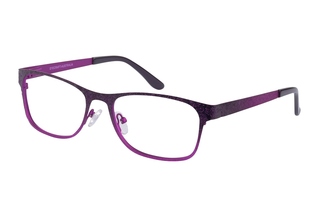 Eyecraft Stella womens purple glass frames