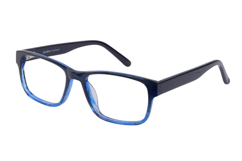 Eyecraft Trenton men's blue glass frames