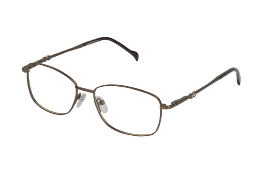 Titanium Whistler womens brown glass frames