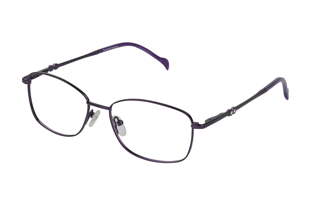 Titanium Whistler womens purple glass frames