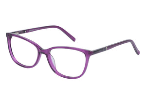 Eyecraft Rhonda women's purple glass frames