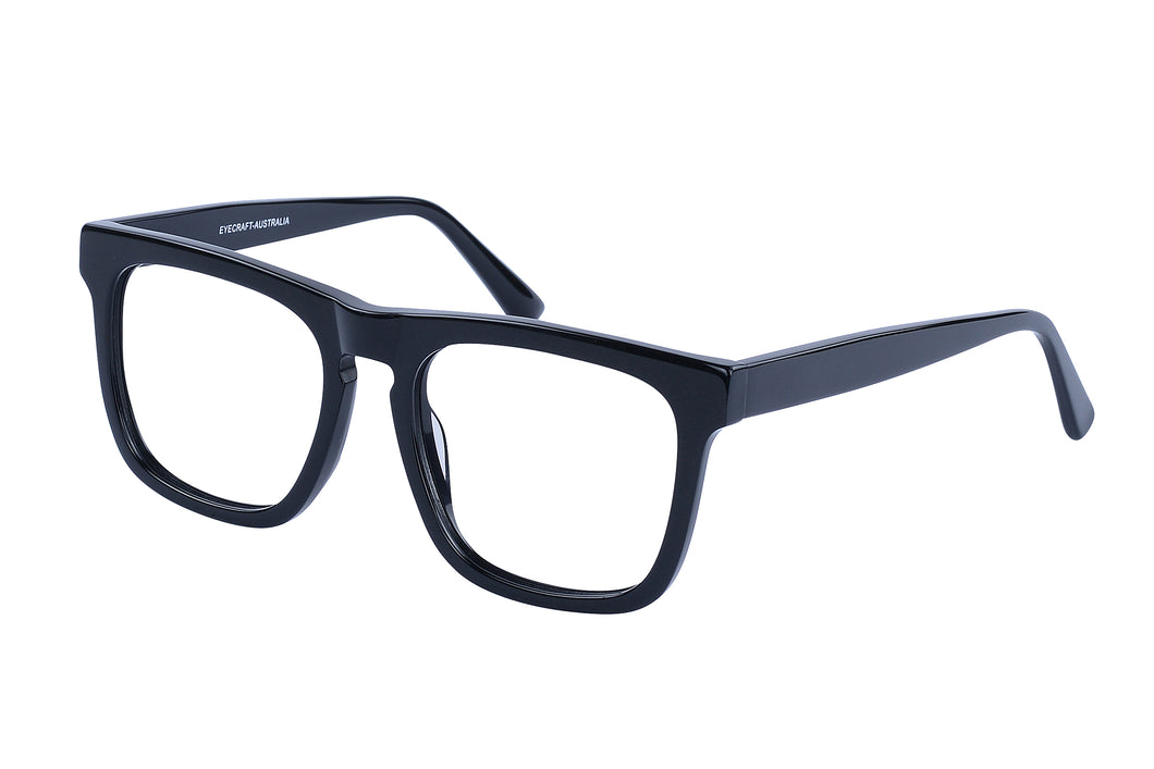 Eyecraft Norm men's black glass frames