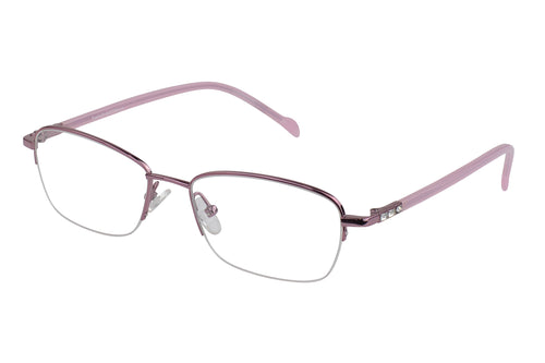 Titanium Capri women's pink glass frames