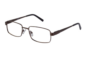 Eyecraft Marshall men's brown glass frames
