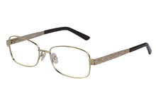 Eyecraft Savanna women&#39;s gold brown glass frames
