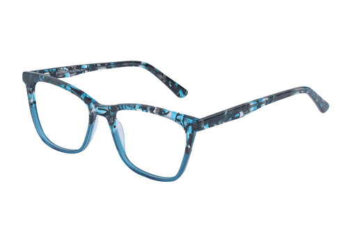 Eyecraft Colleen women's blue glass frames