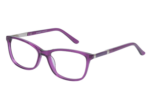 Eyecraft Camilla women's purple glass frames