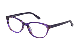 Eyecraft Lillian women's purple glass frames