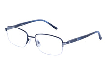 Titanium Cartwright men&#39;s navy glass frames
