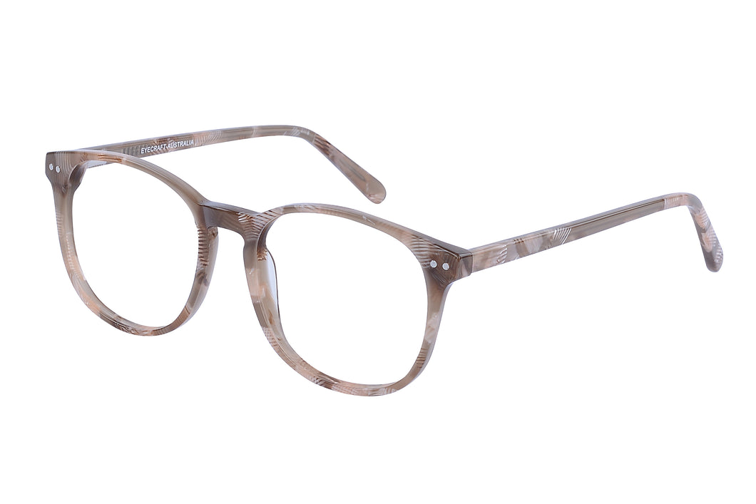Eyecraft Jester women's brown glass frames